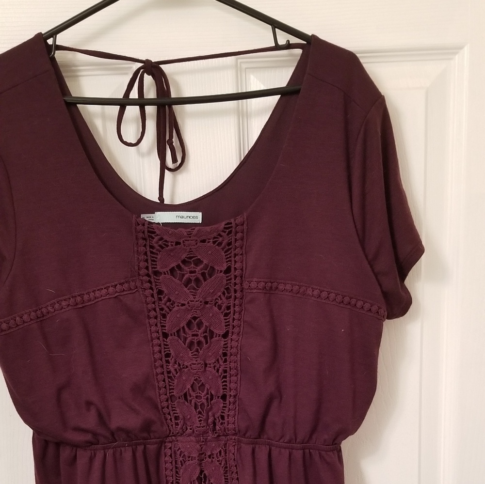 Maroon dress